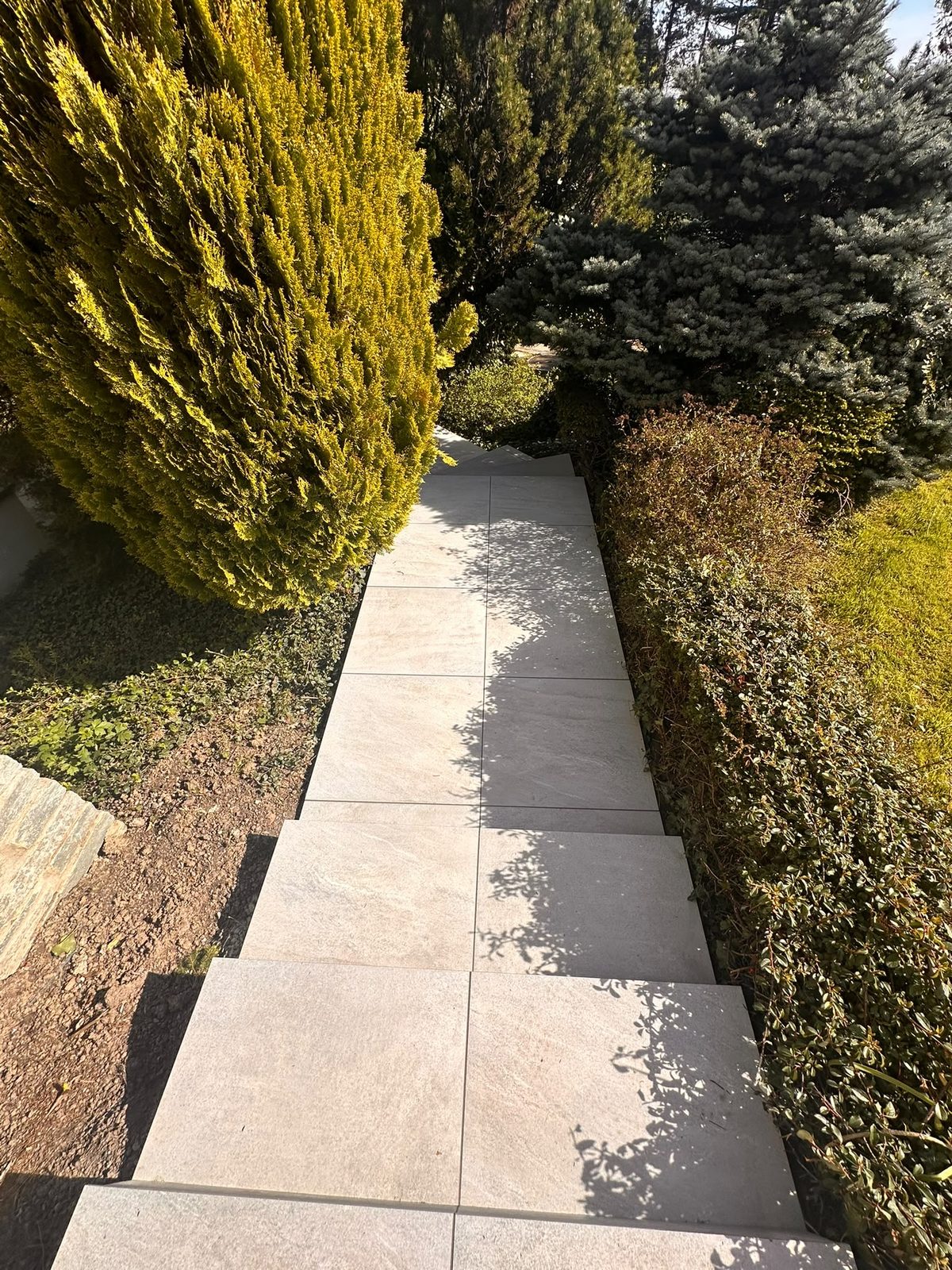 Allée de jardin grand format